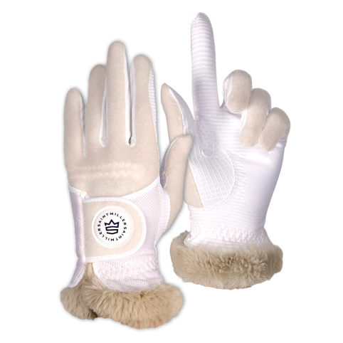 세인트밀러 윈터 그립 겨울 방한 여성 양손 골프장갑 털장갑 파크골프