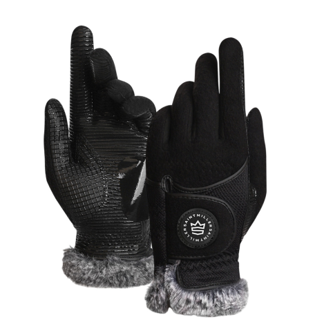 세인트밀러 윈터 그립 겨울 방한 남성 양손 골프장갑 털장갑 파크골프