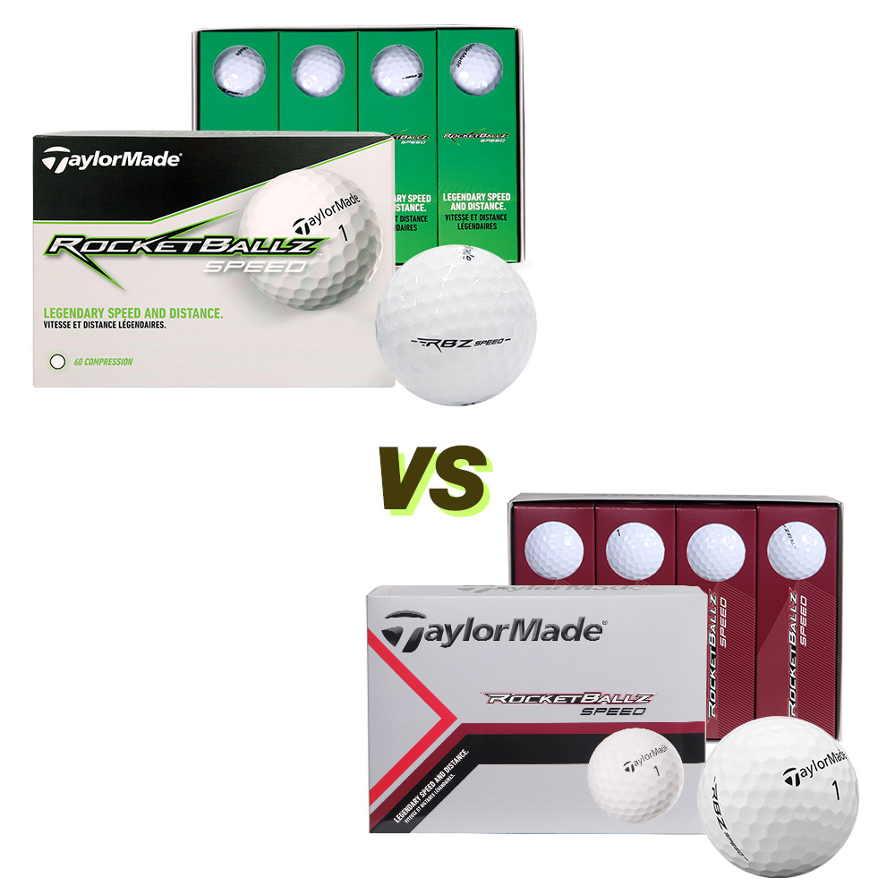 테일러메이드 로켓볼즈 스피드 오리지널 VS 2025 리뉴얼 골프공 비교대전(택1)