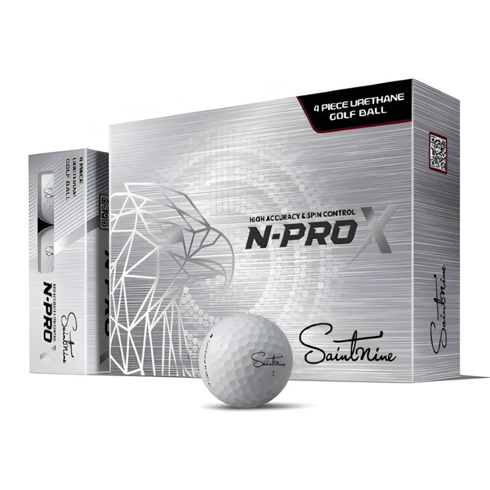 세인트나인 2025 N  PRO X 프로 X 우레탄 커버 4피스 골프공 12구