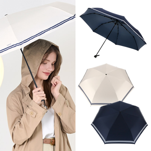 보그 50 보더라인 암막코팅 3단 슬림 수동 우양산 양산 우산 MUVGU60009