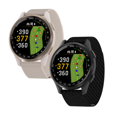 가민 정품 GARMIN APPROACH S50 43mm 골프GPS 스마트워치
