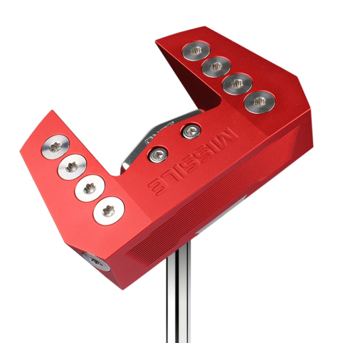 미사일골프 26년 신형 국산 제로토크 CNC밀링 퍼터-파이어 레드