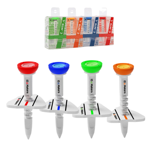 아이디메이커스 컨트롤 골프티꽂이 에이밍 높이조절 컨트롤 골프티-1개