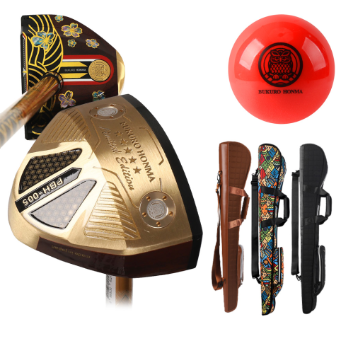 부쿠로혼마 감나무 우드 파크골프채 레드블라썸 5스타 사쿠라 골드 A세트 (가방,골프공)
