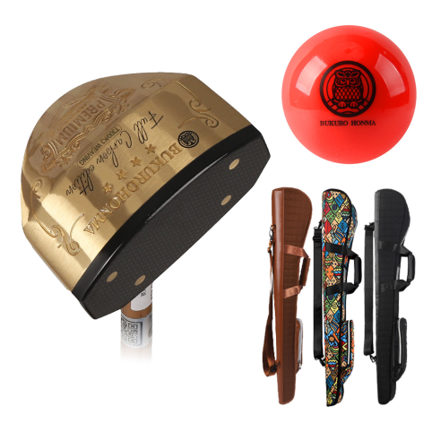 부쿠로혼마 우드 4스타 풀 카본 A세트 (가방, 볼) 파크골프협회 공인 대회용 파크골프채