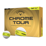 캘러웨이 2026 크롬 투어 360 옐로우 스트라이프 4피스 골프공 12구