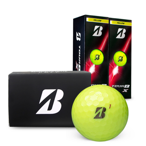 브리지스톤 2026 투어 TOUR B X  3피스 골프공 ★6구★ 하프더즌 옐로우
