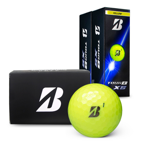 브리지스톤 2026 투어 TOUR B XS  3피스 골프공 ★6구★ 하프더즌 옐로우