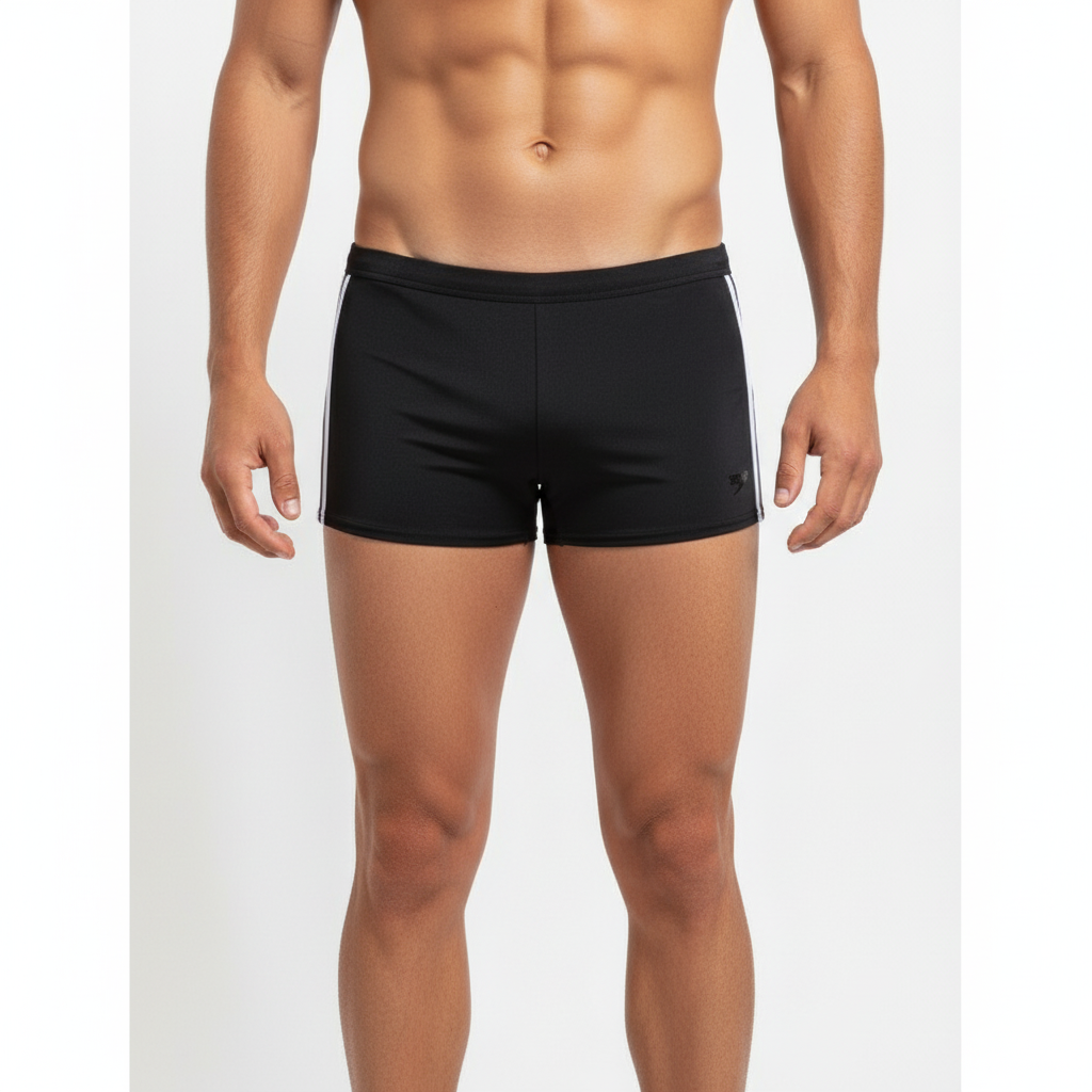 [Speedo USA] Shoreline Square Leg Black (7300000)