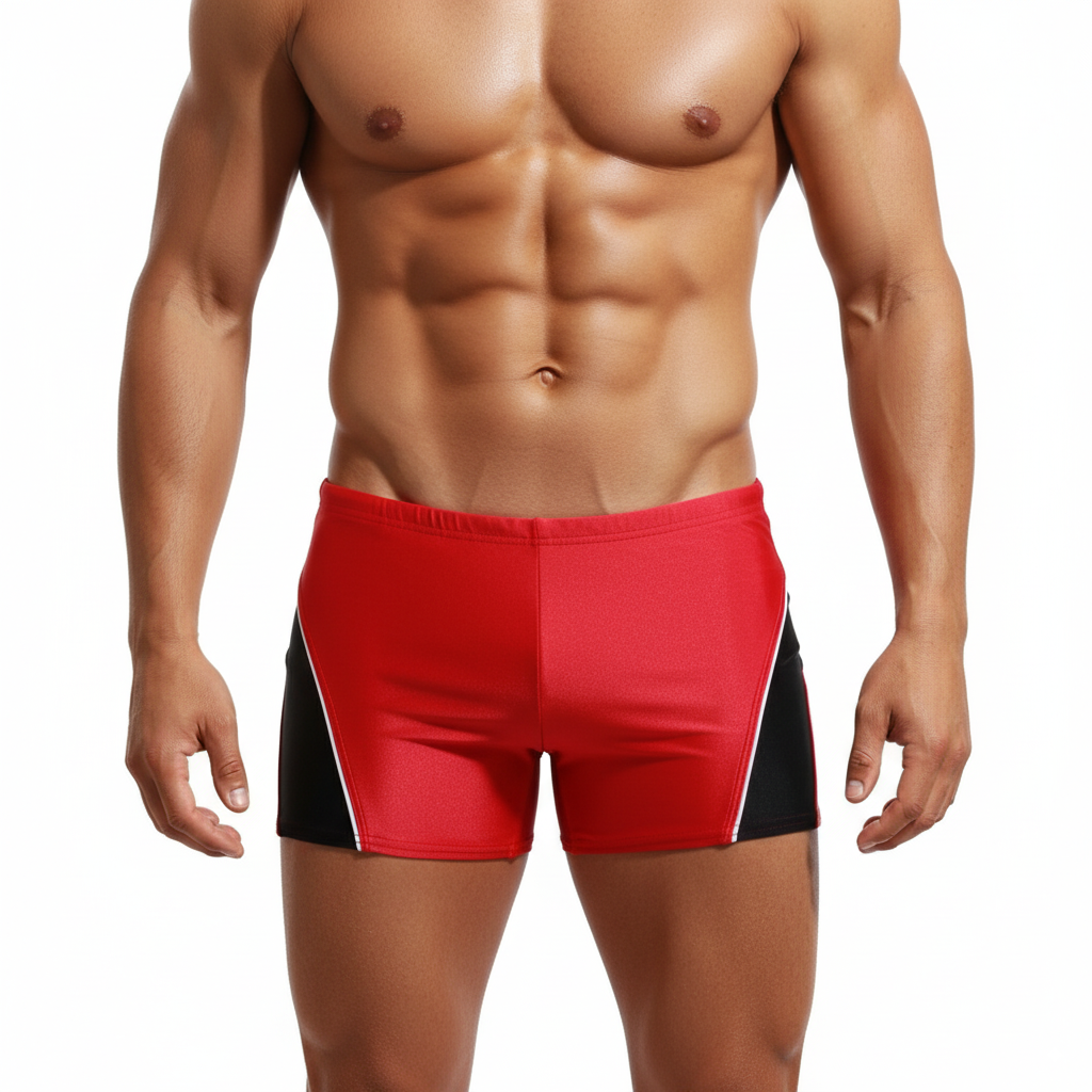 [Speedo USA] Redline Square Leg Red (7300001)