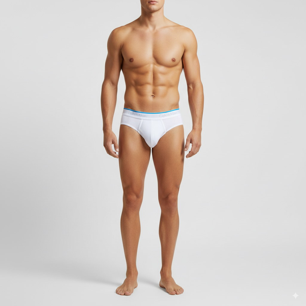 [Calvin Klein] Tech Cool Hip Brief White (U2728)