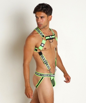 [BREEDWELL] SNAX BODY HARNESS NEON GREEN