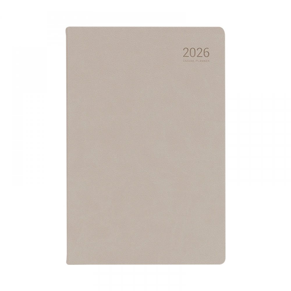 26년 캐주얼 플래너 1D1P 25절 실버그레이