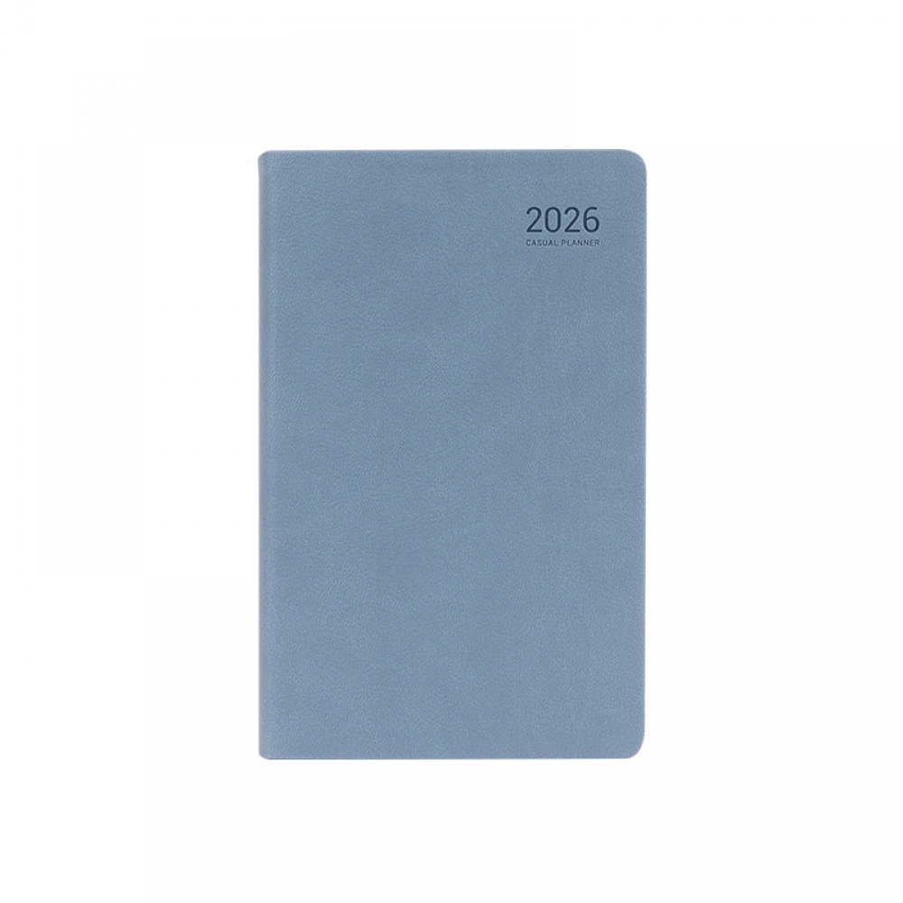 26년 캐주얼 플래너 먼슬리노트 32절 더스티블루