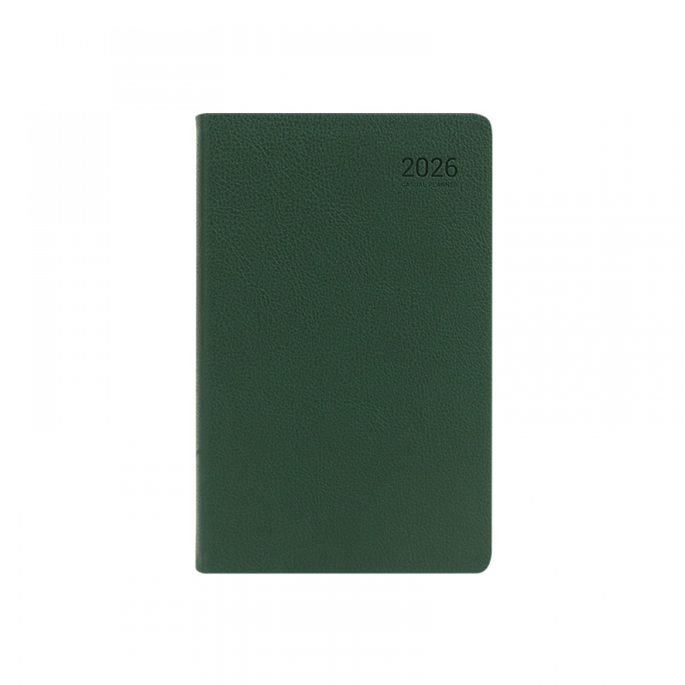 26년 캐주얼 플래너 먼슬리노트 32절 시그니처그린