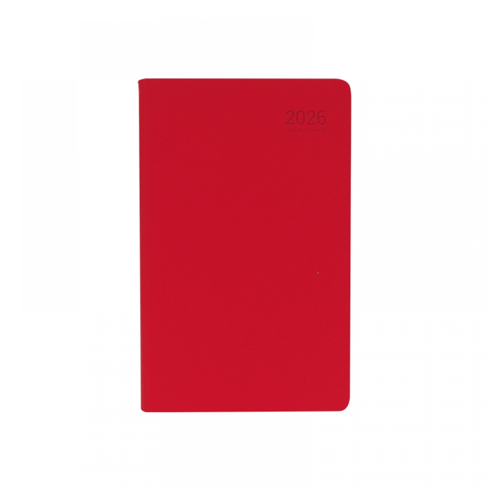 26년 캐주얼 플래너 위클리 32절 스칼렛레드