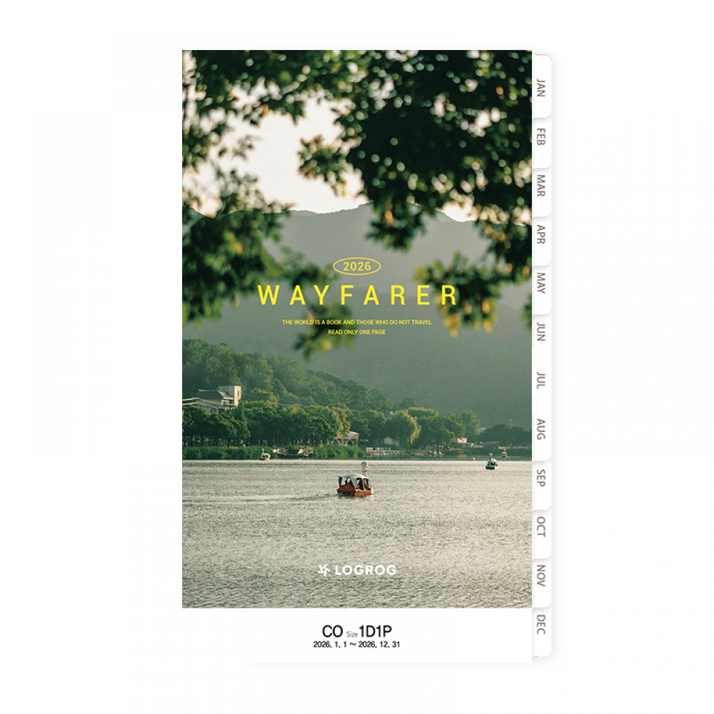 26년 웨이페러 1D1P - 1월(CO) 속지 [사용기간 : 26년 1월 ~ 12월 ]