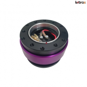 MOMO 타입 레이싱 핸들 퀵 릴리스 - 퍼플 블랙