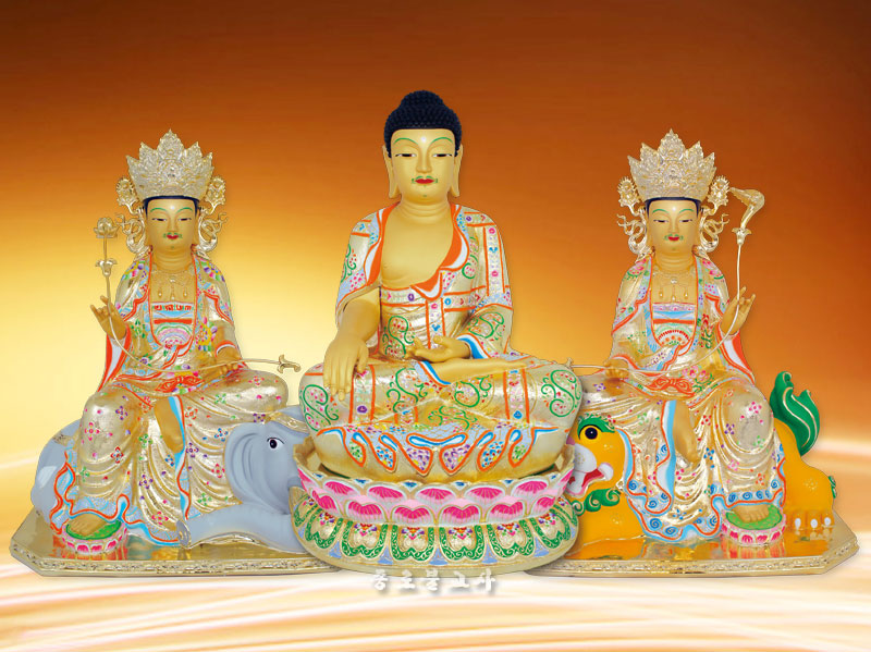 석가모니3자 삼존불 석가모니3자 삼존불