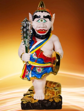 외발꽹과리 도깨비(3자)