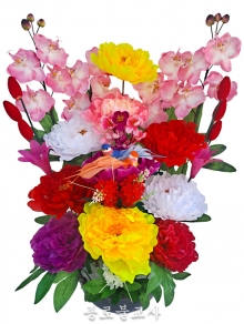 목단수반(컬러)