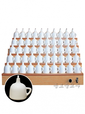 백자 호롱인등(계단식) (30불/50불)