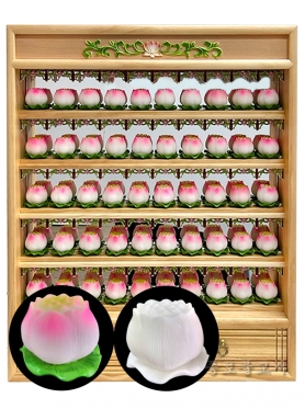 세라믹연꽃인등 50불  (칼라/백자)