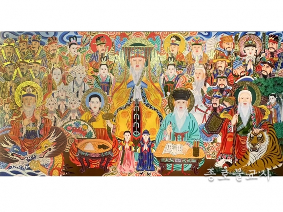 옥황종합탱화 3 x 6