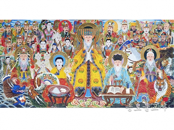 옥황종합탱화 3 x 6