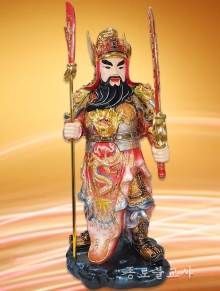 삼베칠보 용장군(홍) 4자