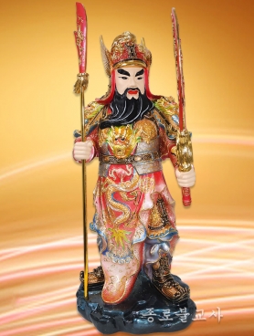삼베칠보 용장군(홍) 4자