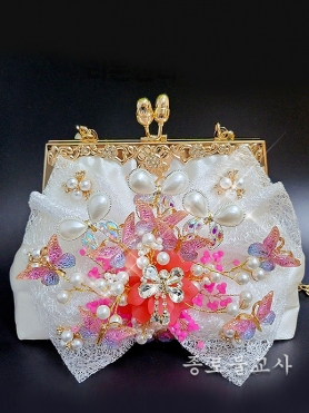 리본선녀가방 (분홍)