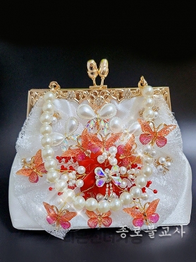 리본선녀가방(빨강)