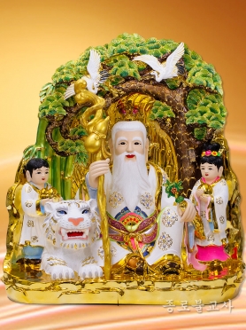 입체산신 2자5치 (백)