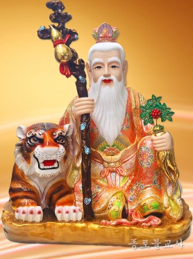 삼베칠보 산신2자8치(펄홍색)