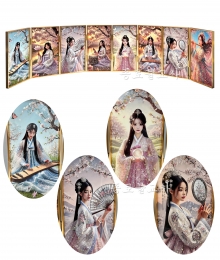 선녀병풍 8폭