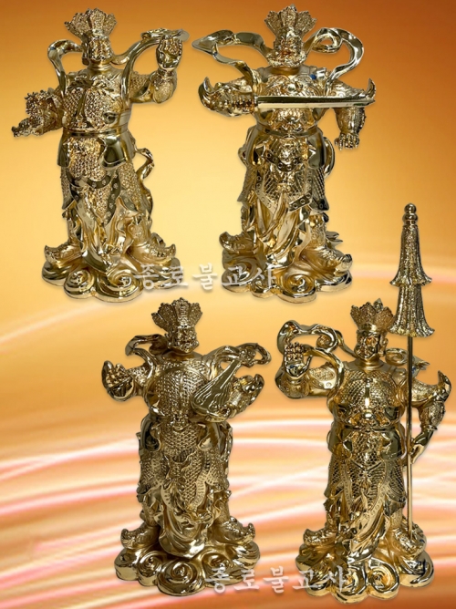 사천왕 (동불 금도금)
