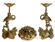 학촛대ㆍ연꽃향로 세트