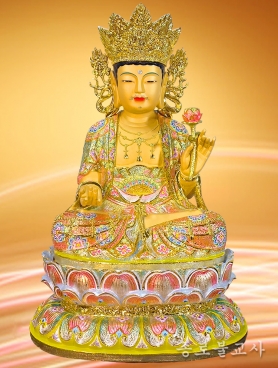 도금칠보 관음 2자8치