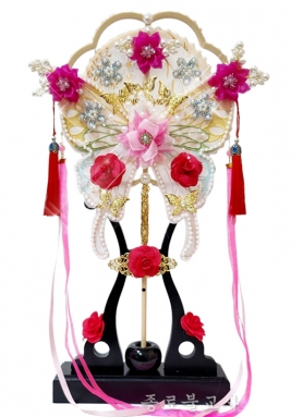 리본나비 애기선녀부채(진분홍)