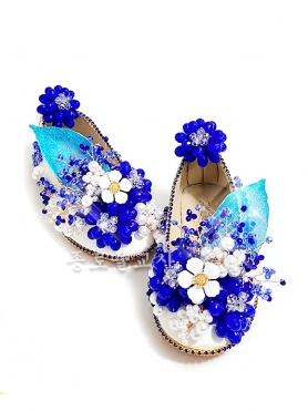 물방울 동자동녀신발(파랑)