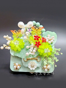 나비선녀가방 (연두)