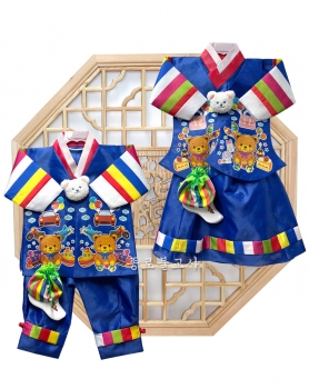 동자동녀복(파랑)