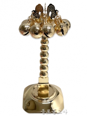 방울 스탠드 (금색)