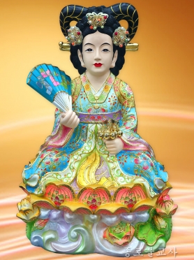 삼베칠보 궁대신 2자5치 (쑥색)