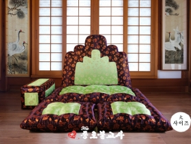 진보라 + 형광연두 운학금사