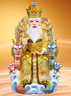 도금칠보 용왕(황금색) 2자8치