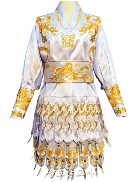 화조단 황금용 작두복 (백색)