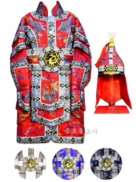 삼족오 장군복 (홍색.백색.남색.검정)
